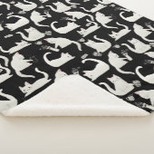 Schlechte Katzen klopfen vorbei, weiße Katzen auf  Sherpadecke (3/4)