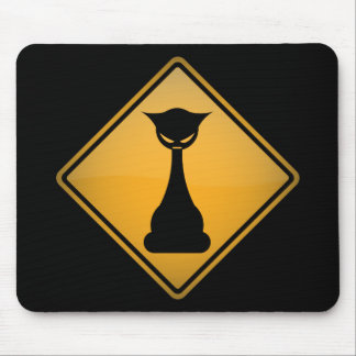Schlechte Katzen-Warnzeichen Mousepad