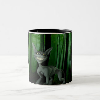Schlechte Kitty-Tasse Zweifarbige Tasse