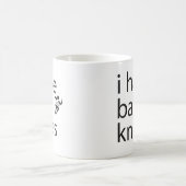 Schlechte Knie Kaffeetasse (Mittel)