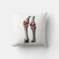 Schlechte Knie – Lustige Skelett-Knie-Illustration