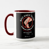 Schlechte Knie-Verein-Kaffee-Tasse Tasse (Links)