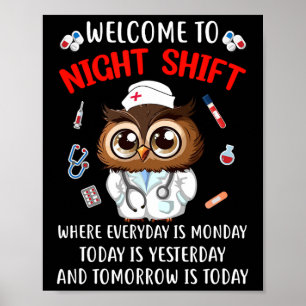 Schlechte Krankenschwester-Krankenschwester Rn Lpn Poster