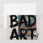 Schlechte Kunst Postkarte (Vorne/Hinten)