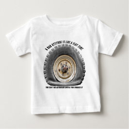 Schlechte Lage wie flacher Tritt Baby T-shirt