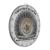 Schlechte Lage wie flacher Tritt Dartscheibe (Vorderseite Links)