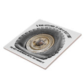 Schlechte Lage wie flacher Tritt Fliese (Seite)