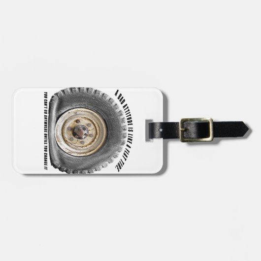 Schlechte Lage wie flacher Tritt Gepäckanhänger (Vorderseite horizontal)