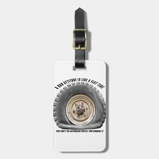 Schlechte Lage wie flacher Tritt Gepäckanhänger (Vorderseite vertikal)