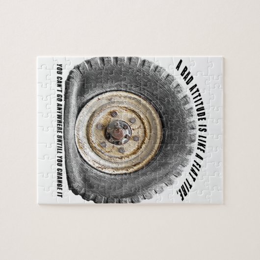 Schlechte Lage wie flacher Tritt Puzzle (Horizontal)