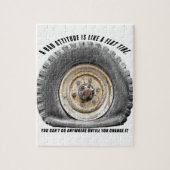 Schlechte Lage wie flacher Tritt Puzzle (Vertikal)