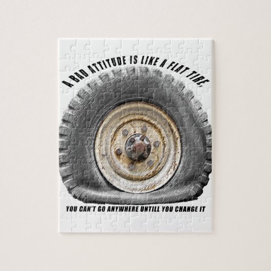 Schlechte Lage wie flacher Tritt Puzzle (Vertikal)