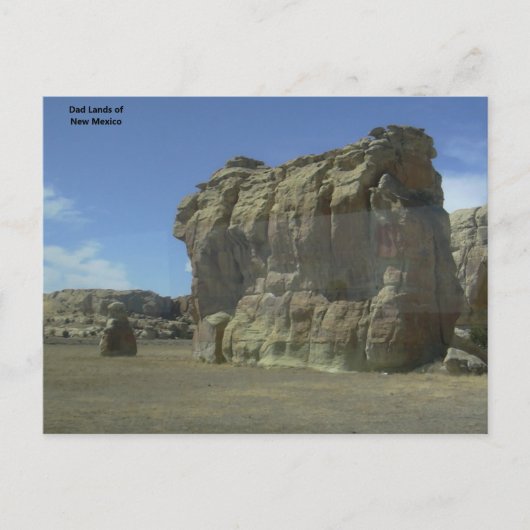 Schlechte Länder New Mexico Postkarte (Vorderseite)