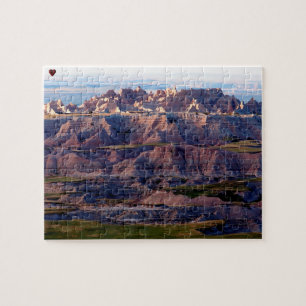 Schlechte Ländereien South Dakota Puzzle