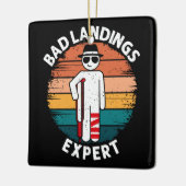 Schlechte Landung Experte Gebrochener Bein Knochen Keramikornament (Links)
