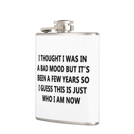 schlechte Laune Flachmann (Links)