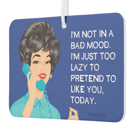 Schlechte Laune! - Funny Autolufterfrischer (Links)