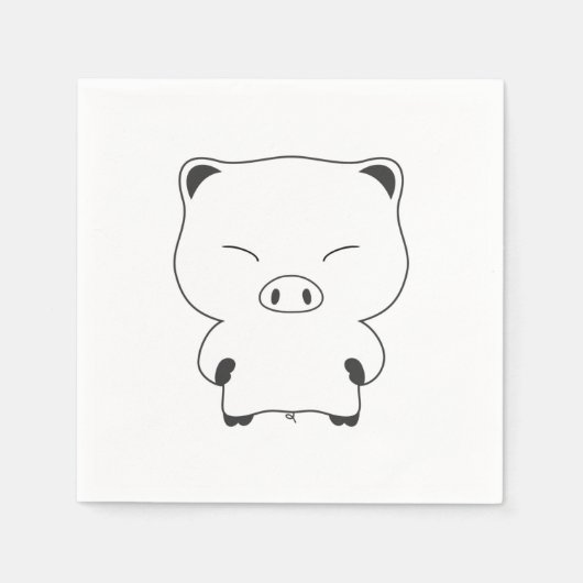 Schlechte Laune heute Napkins Serviette (Vorderseite)