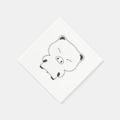 Schlechte Laune heute Napkins Serviette (Ecke)