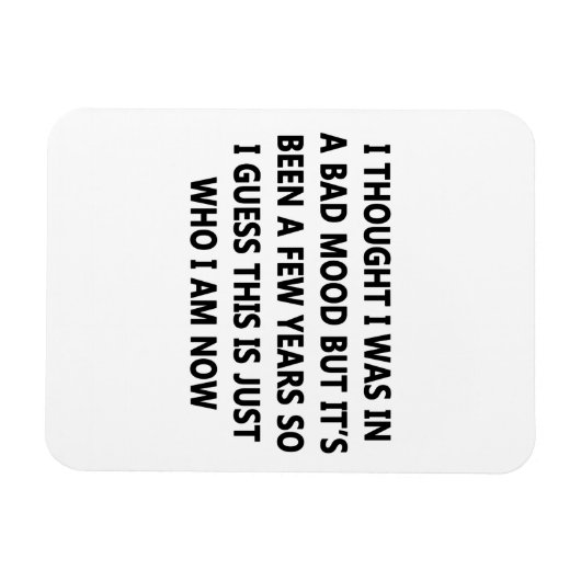 schlechte Laune Magnet (Horizontal)