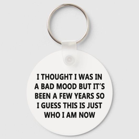 schlechte Laune Schlüsselanhänger (Vorderseite)