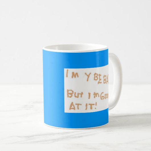 Schlechte Mädchen-Tasse Kaffeetasse (VorderseiteRechts)