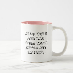 Schlechte Mädchen Zweifarbige Tasse