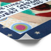 SCHLECHTE MÄDCHENKUNST - MANCHMAL FANTASSE ICH AN  POSTER (Ecke)