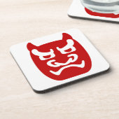 schlechte Maske Getränkeuntersetzer (Linke Seite)