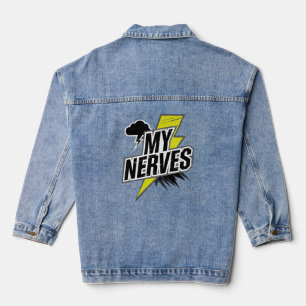 Schlechte Nerven: stark Bleibe Jeansjacke