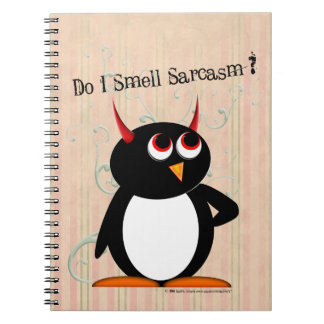 Schlechte Penguin™ lustige Mappe, zurück zu Schule Notizblock