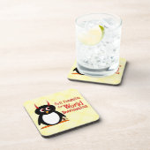 Schlechte Penguin™ Weltherrschaft Untersetzer (Rechte Seite)