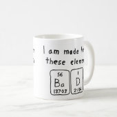 Schlechte periodische Tasse des Tabellennamens (VorderseiteRechts)