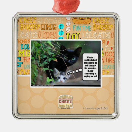 schlechte Sachen Ornament Aus Metall (Vorne)