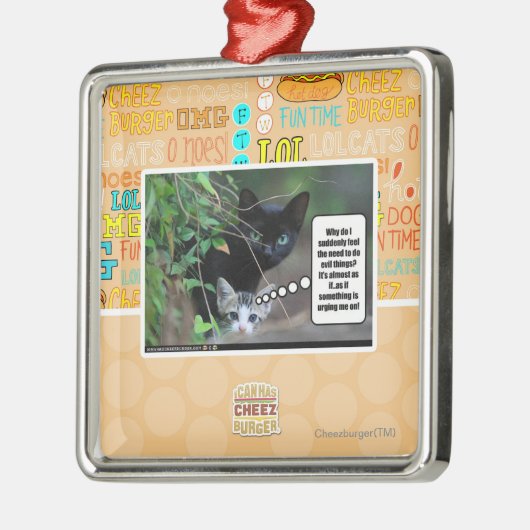 schlechte Sachen Ornament Aus Metall (Links)