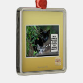 schlechte Sachen Silbernes Ornament (Rechts)