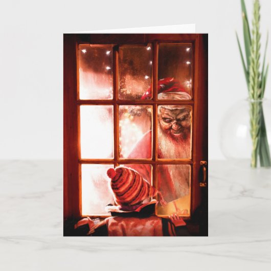 Schlechte Sankt Feiertagskarte (Vorderseite)