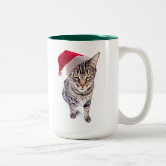 Schlechte Sankt-Katzen-Tasse Zweifarbige Tasse (Rechts)