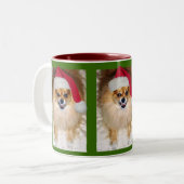 Schlechte Sankt-Weihnachtsschale Zweifarbige Tasse (Vorderseite Links)