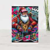SCHLECHTE SANTA WEIHNACHTSKARTE KARTE (Rückseite)