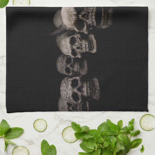 Schlechte Schädel Handtuch (Gefaltet)