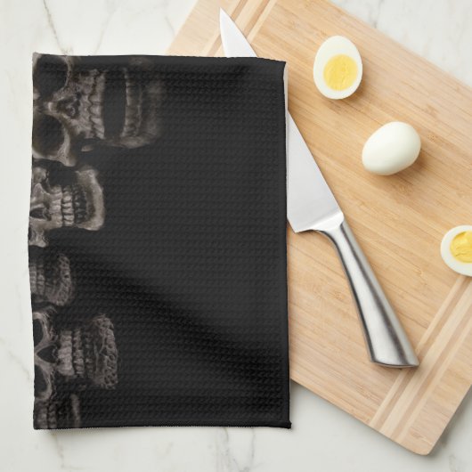 Schlechte Schädel Handtuch (Viertel Falte)