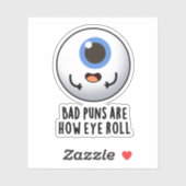 Schlechte Schlaglöcher sind, wie das Auge die Flin Aufkleber (Blatt)