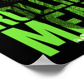 Schlechte Schlechte Oogie Rollende Böse T-Shirt Poster (Ecke)