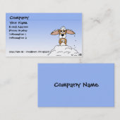 Schlechte Tagescorgi-Visitenkarten Visitenkarte (Vorne/Hinten)