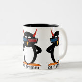 Schlechte Tasse Penguin™ alte Schule3d (VorderseiteRechts)