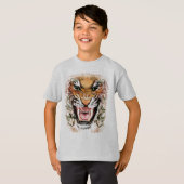 Schlechte Tiger-Gesichts-Shirts T-Shirt (Vorne ganz)