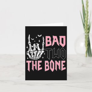 Schlechte Two The Bone Partydekorationen 2 Jahre a Karte