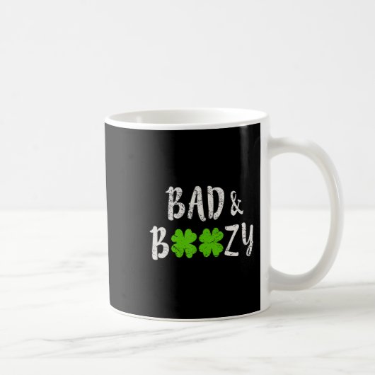 Schlechte und lockere Fun Saint Patrick Day Drink Kaffeetasse (Rechts)