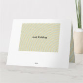 Schlechte Vater-Karte - Abnahme Karte (Rückseite)